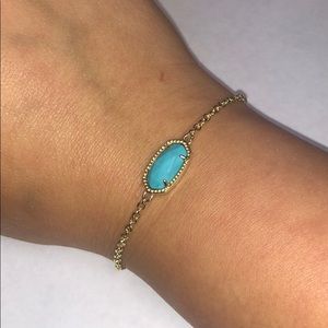 Kendra Scott Elaina Bracelet Gold & Turquoise